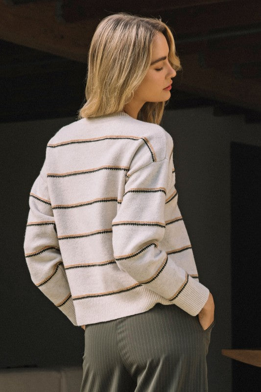 Camden Stripe Sweater, Multi