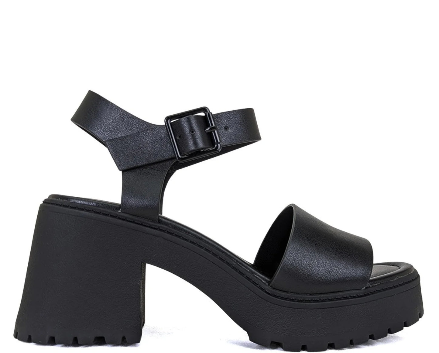 Boomer Chunky Heel, Black