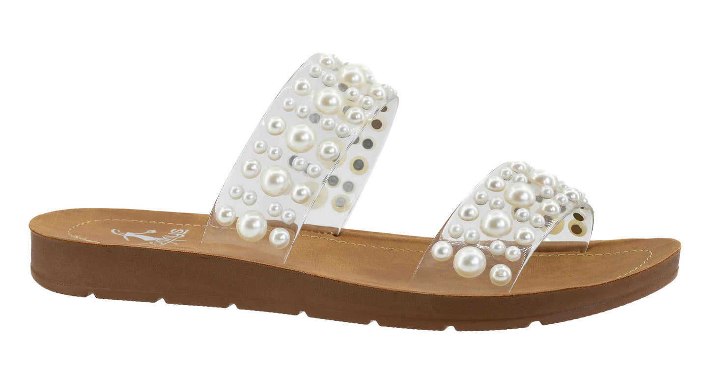 Corkys Double Take, Clear Pearls