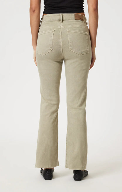 Anika Crop Flare, Green Flex Blue