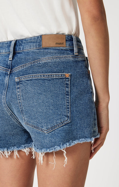 Rosie Boyfriend Shorts, Dark 90's